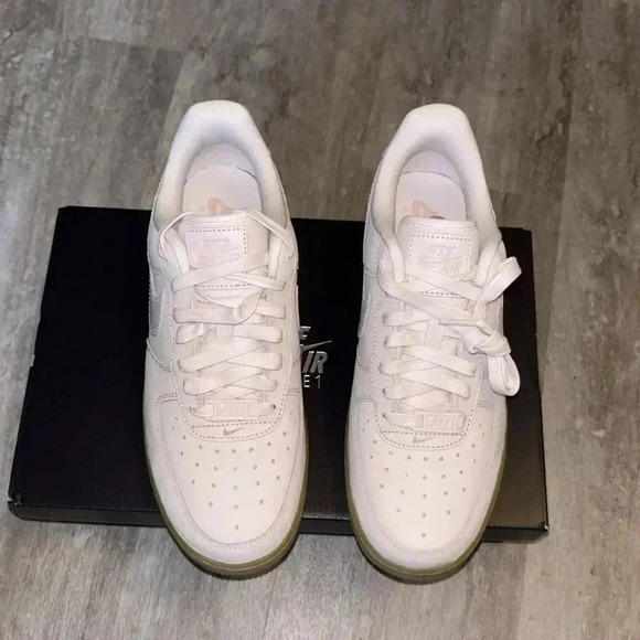 Nike Shoes - Nike Air force 1 pink pearl gum sole sneakers